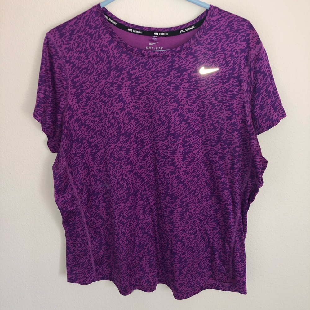 Nike Women’s Purple Dri-Fit Shirt Size 1X